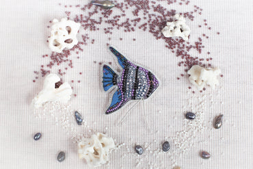 Angelfish Brooch Beading DIY Kit
