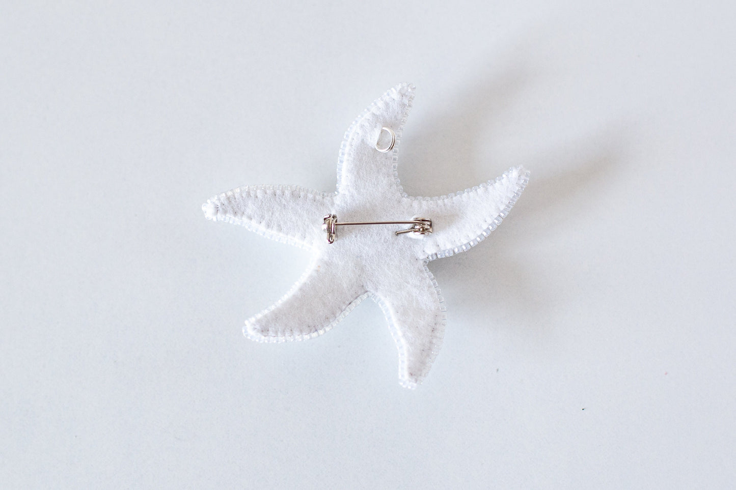 Starfish Bead Embroidery Kit. Bead Brooch kit, DIY Beaded Brooch Kit for Beginner Needlework beading