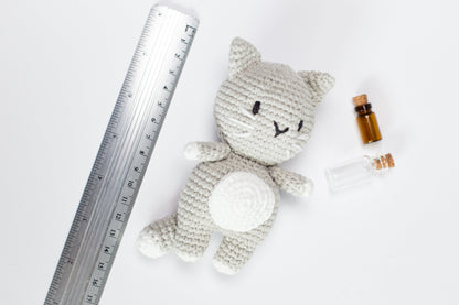 Crochet Kit for Adults Cat, Beginner Crochet Kit, Animal Amigurumi DIY Craft Kit