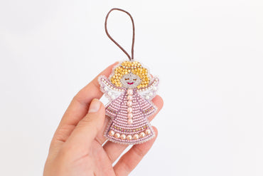Christmas Angel Brooch Beading DIY Kit