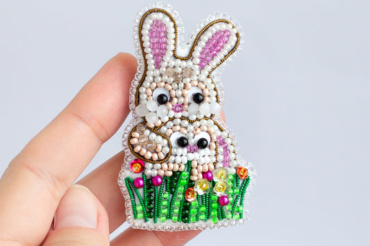 DIY - Bead embroidery brooch kits – Seller-Online Craft