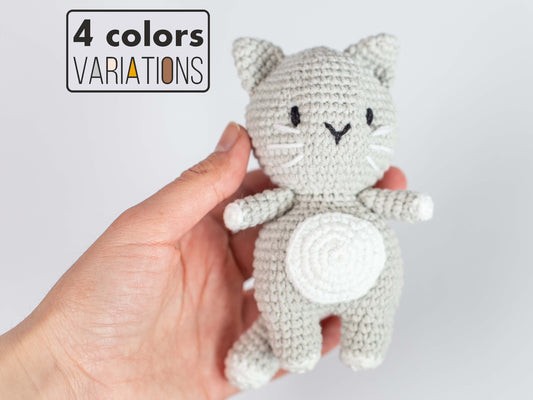 Crochet Kit for Adults Cat, Beginner Crochet Kit, Animal Amigurumi DIY Craft Kit