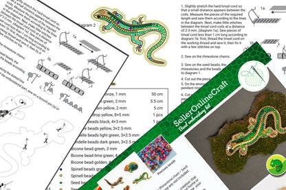 a brochure with a picture of a snake on it